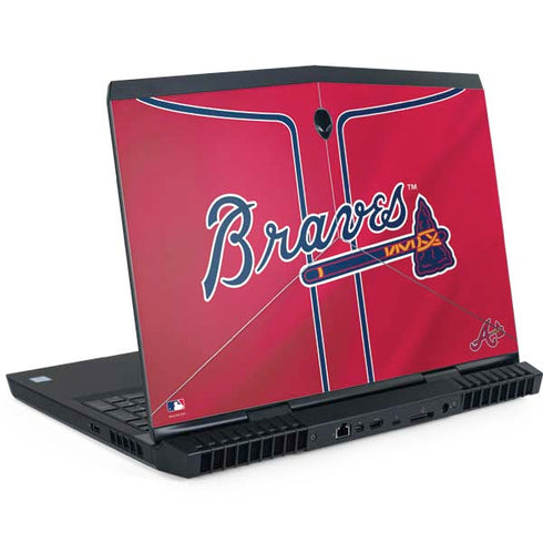 MLB Atlanta Braves Alternate/Away Jersey Dell Alienware Skin